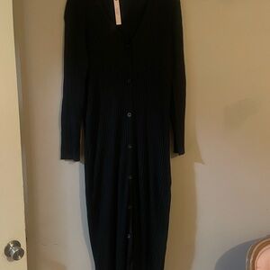 Victoria's Secret Black Long Sleeve Dress